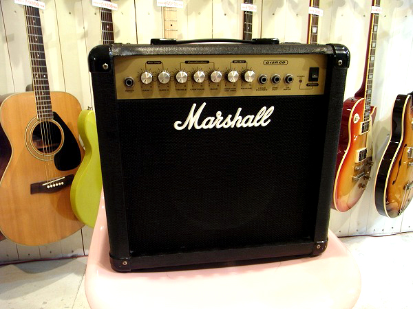Marshall ギターアンプ 15W (元箱 日本語 英語文説明書有り)